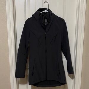 Champion Women's Gray Hooded Zip-Front Jacket